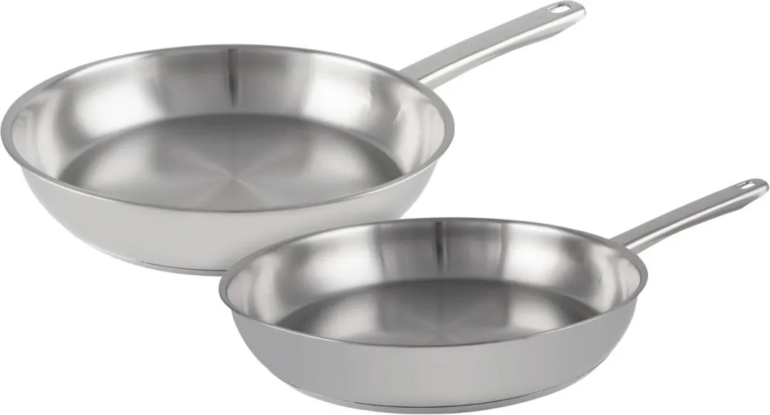 Cookinglife Superior Koekenpannenset Triply RVS 24 & 28 cm