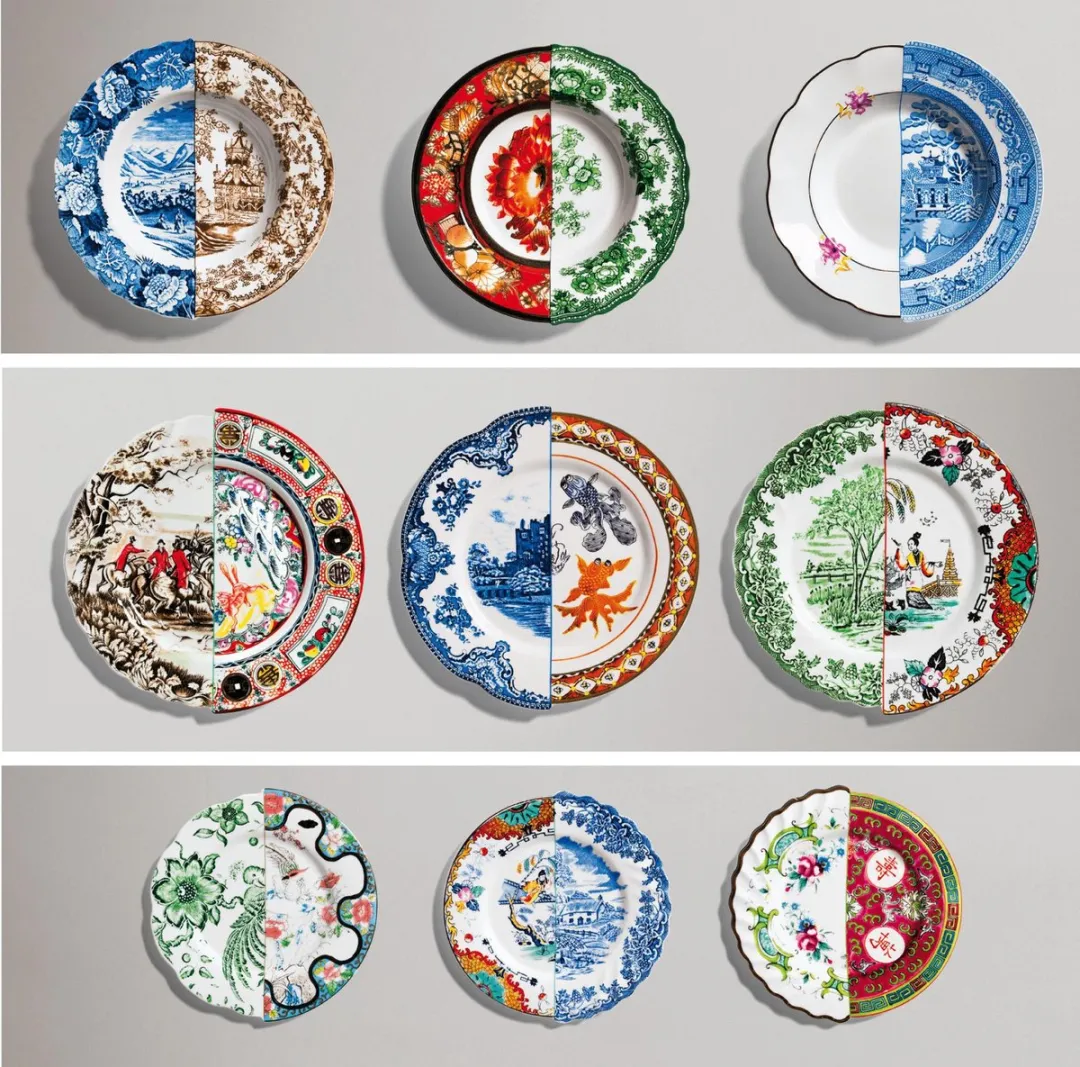 Seletti Hybrid Ontbijtbord Ø20cm - Sravasti - Multi