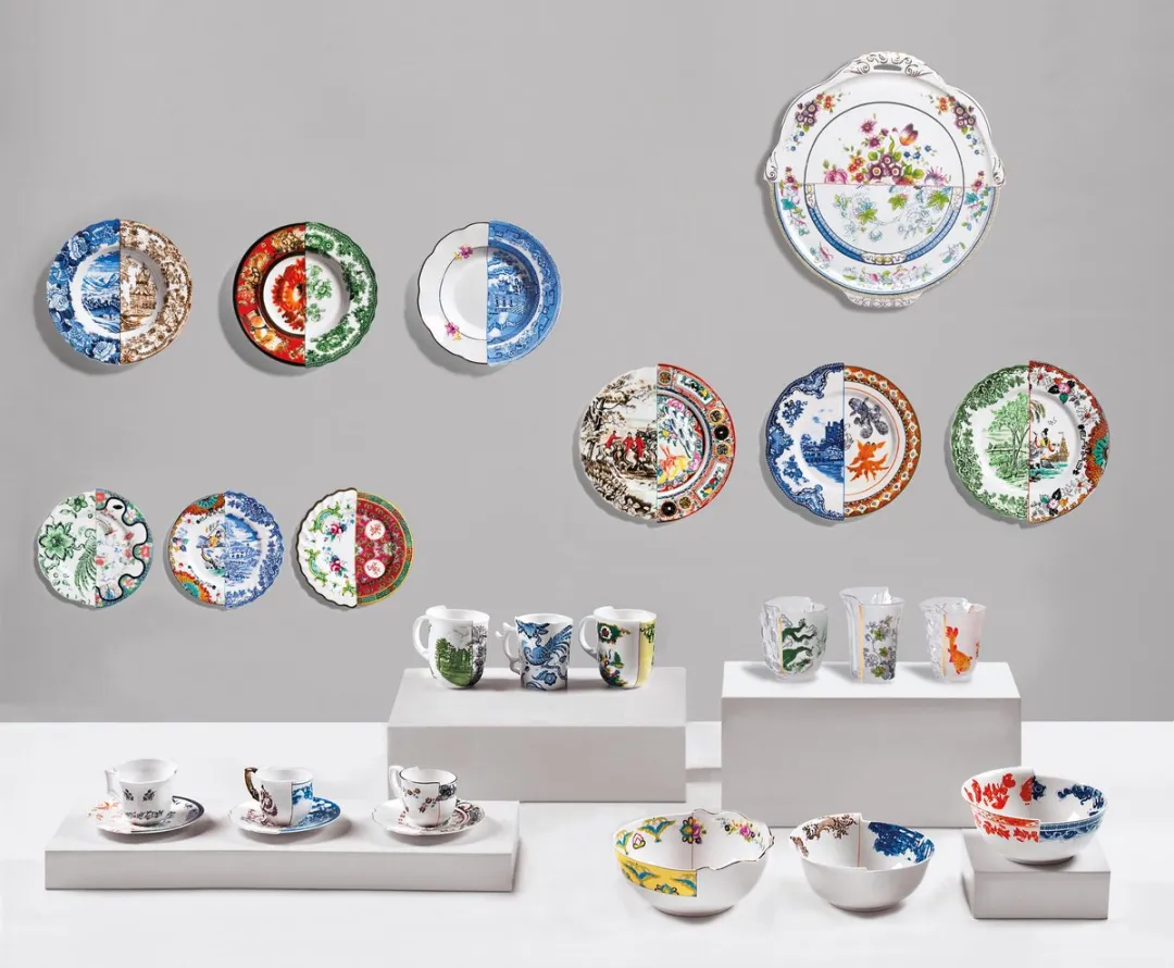 Seletti Hybrid Ontbijtbord Ø20cm - Sravasti - Multi