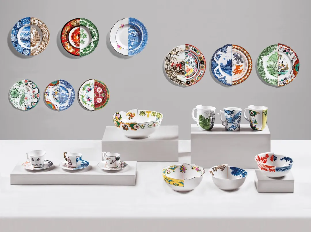 Seletti Hybrid Ontbijtbord Ø20cm - Sravasti - Multi