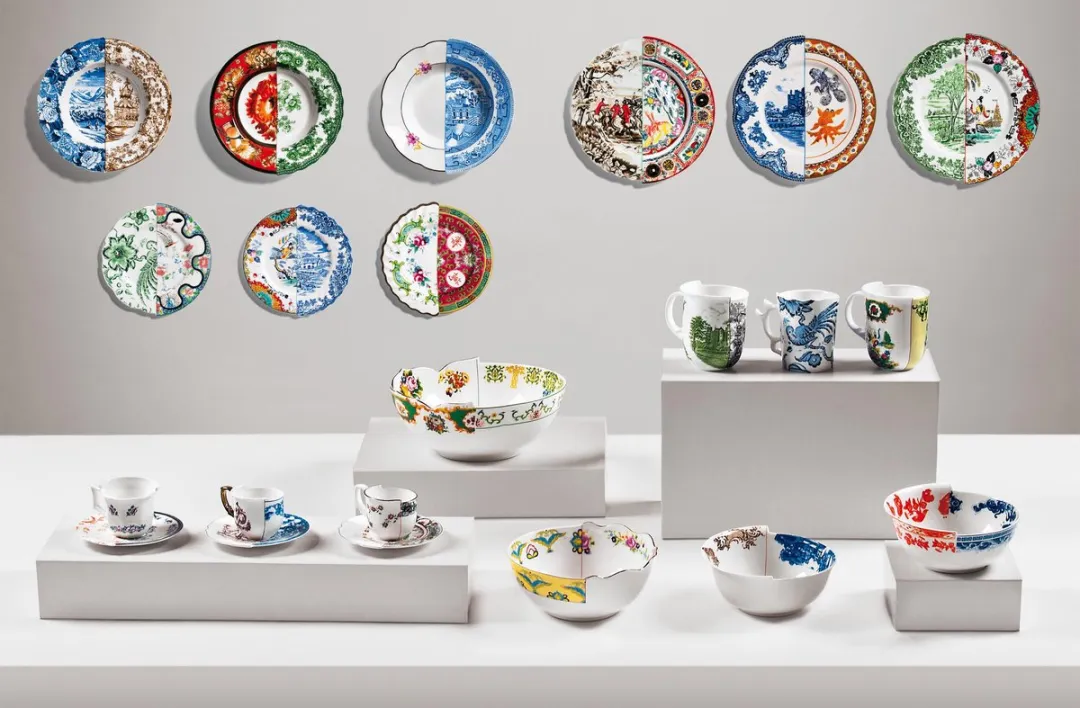 Seletti Hybrid Ontbijtbord Ø20cm - Sravasti - Multi