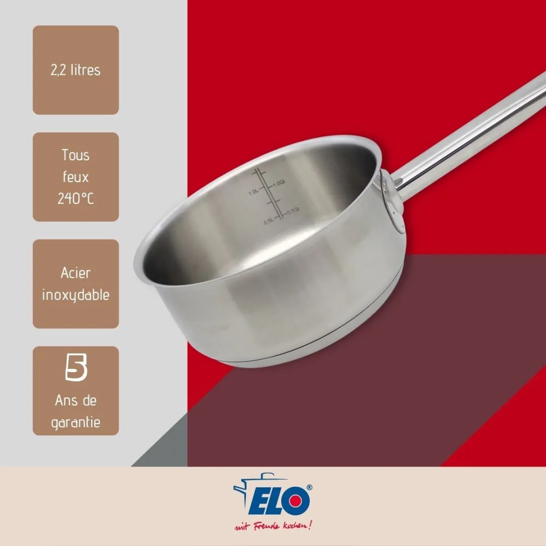Fackelmann Elo 2432026 Kookpan 20cm - Roestvrij staal - afbeelding 6 van 6