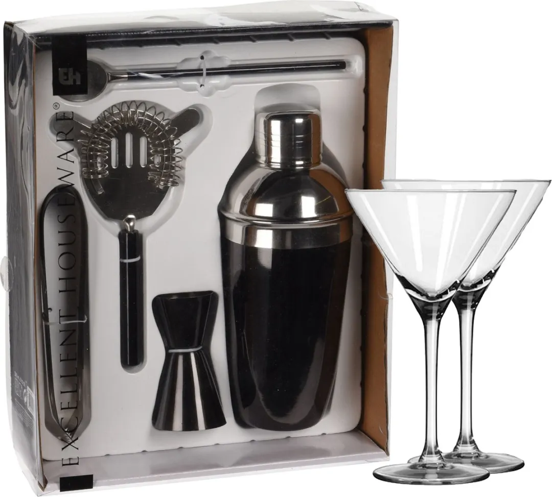Excellent Houseware Cocktailset 5-delig