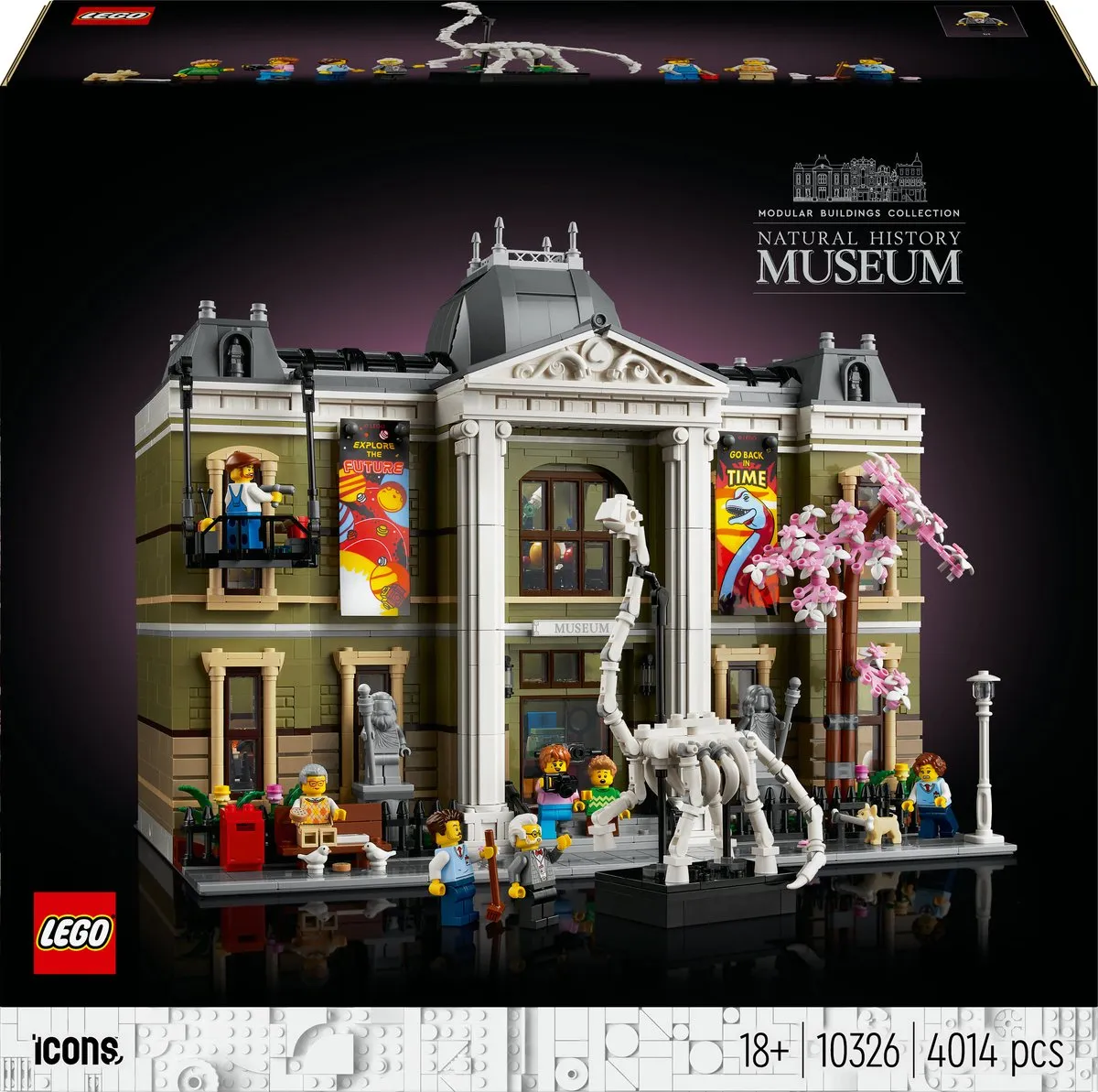 LEGO Icons Natuurhistorisch Museum 10326 - 4014 Stukken