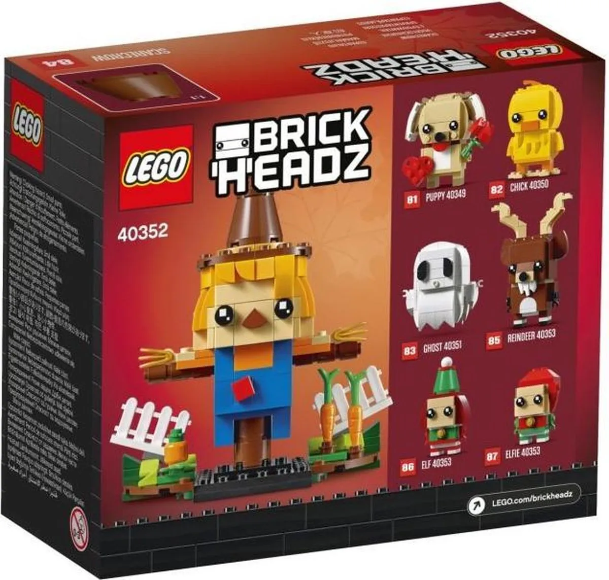 LEGO BrickHeadz Scarecrow 40352 - 140 Stukken - Multikleur
