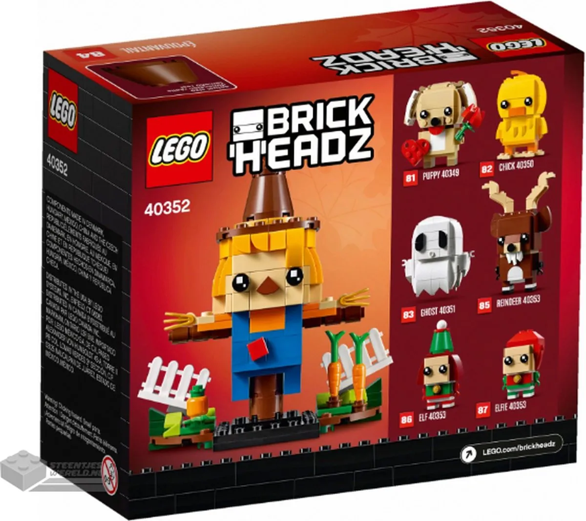 LEGO BrickHeadz Scarecrow 40352 - 140 Stukken - Multikleur
