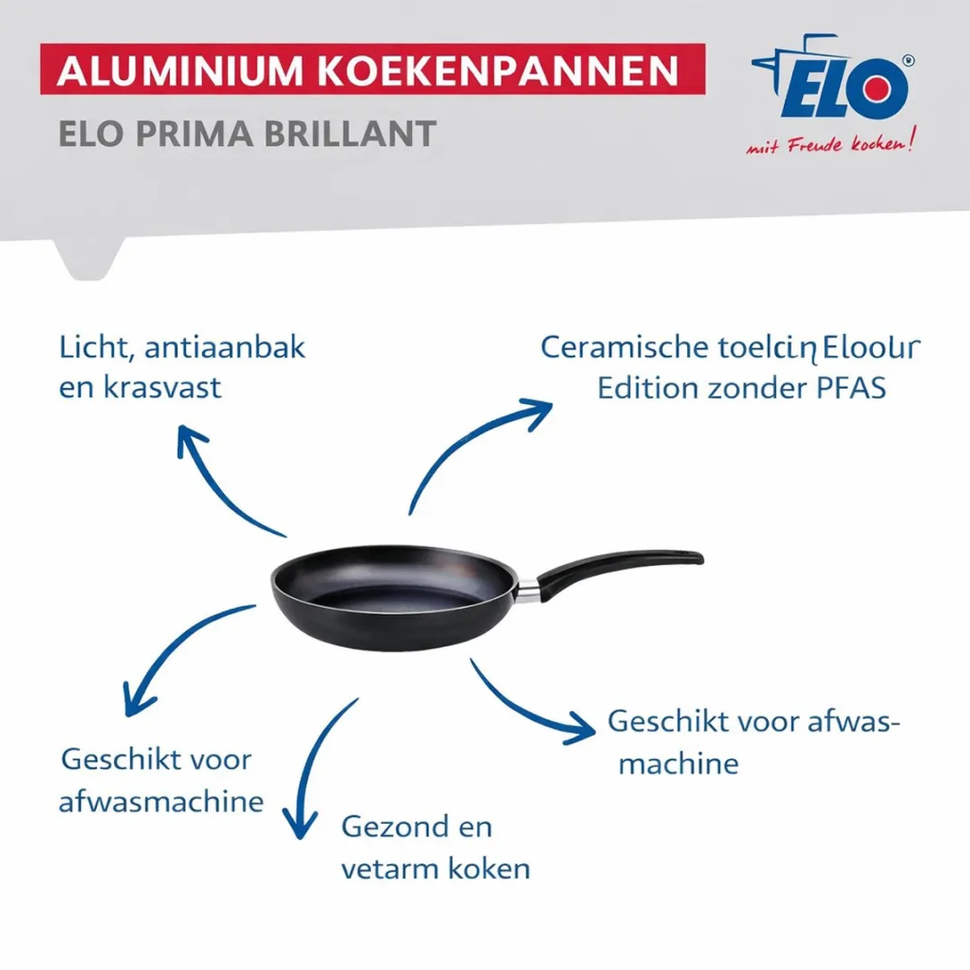 Fackelmann Elo 9736150B88 Keukengerei Set - 5-delig - Inductie - Roestvrij staal