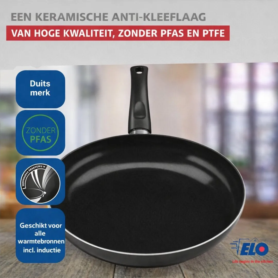 Fackelmann Elo 9728850 Keukengerei Set - 4-delig Roestvrij staal