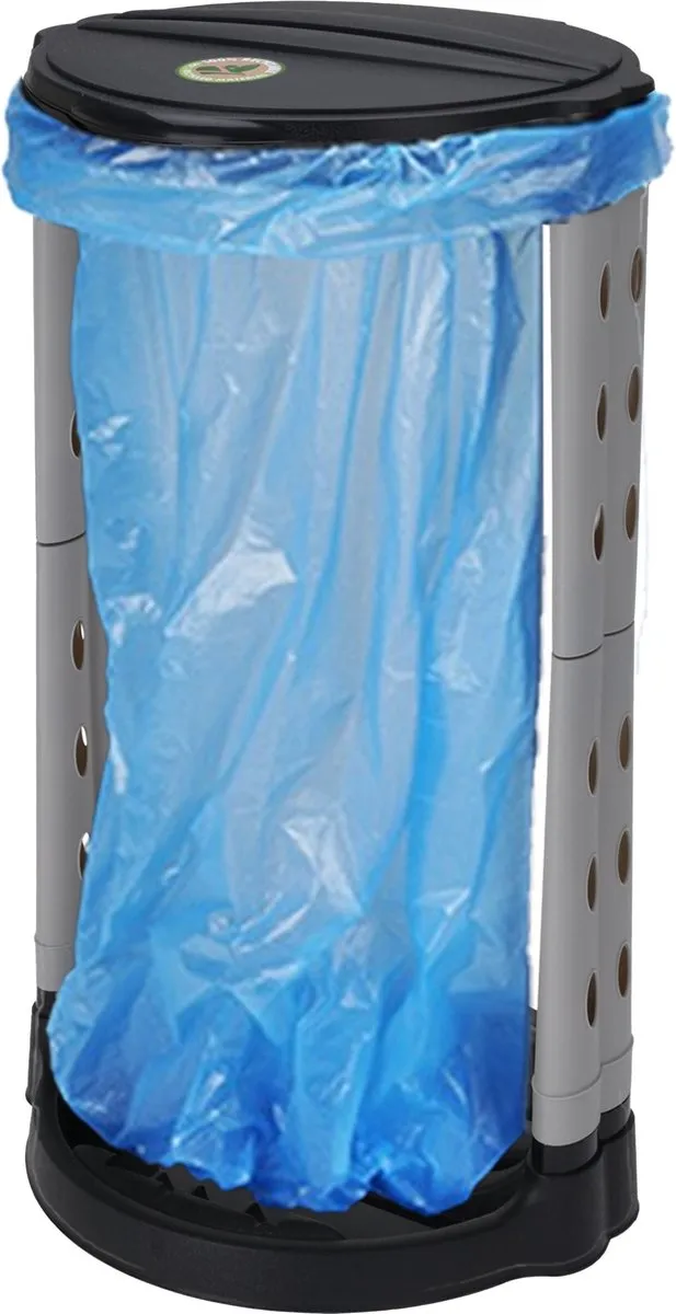 Excellent Houseware Vuilniszakhouder 120L - Zwart