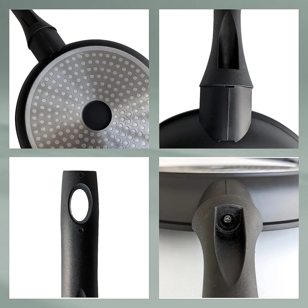 Kela Atura Koekenpan 24cm - Non-stick PFAS/PTFE-vrij - Zwart - afbeelding 6 van 6