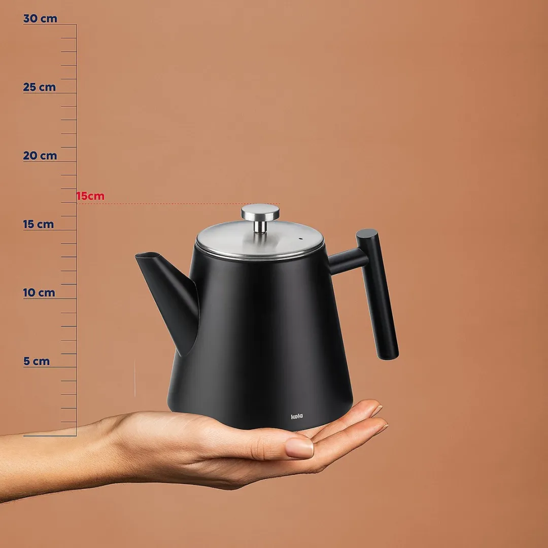 Kela Modena Theepot 1L - Zwart
