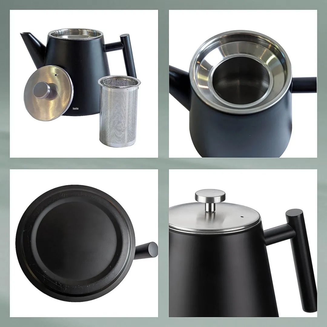 Kela Modena Theepot 1L - Zwart