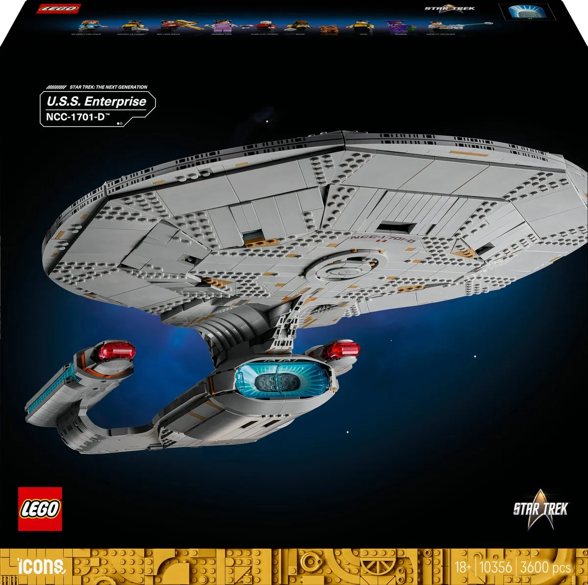 LEGO Icons Star Trek U.S.S. Enterprise NCC-1701-D 10356