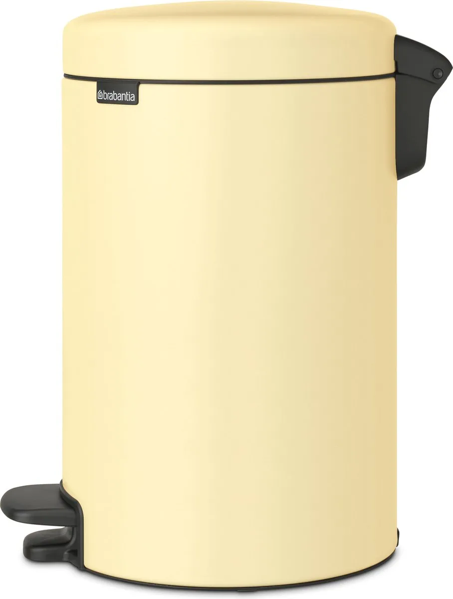 Brabantia NewIcon Prullenbak 12L - Mellow Yellow - afbeelding 3 van 6