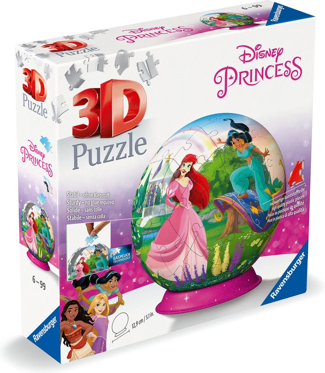 Ravensburger Disney Princesses 3D Puzzel 72 Stuks - Multicolor