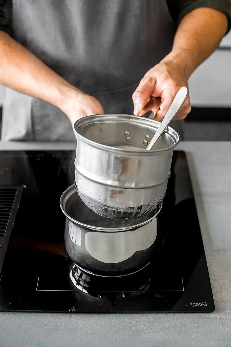 KitchenCraft Inductie Dubbel Boiler Pan 16cm - Roestvrij Staal - afbeelding 5 van 6