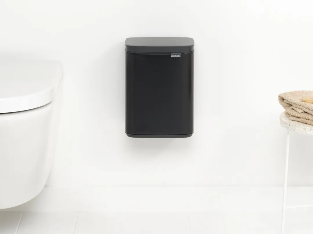 Brabantia Bo Prullenbak 4L Matt Black