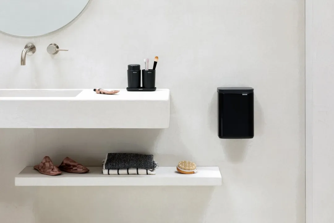 Brabantia Bo Prullenbak 4L Matt Black - afbeelding 6 van 6