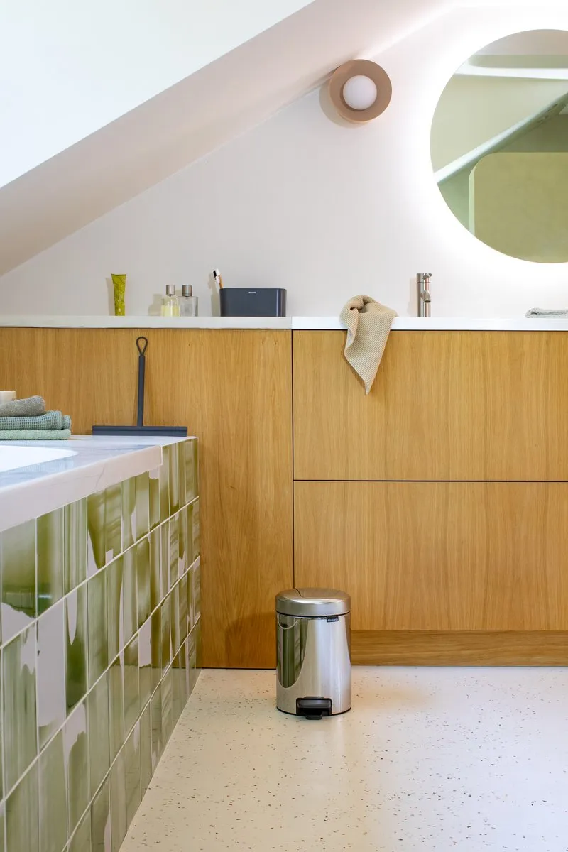 Brabantia NewIcon Prullenbak 3L - Brilliant Steel