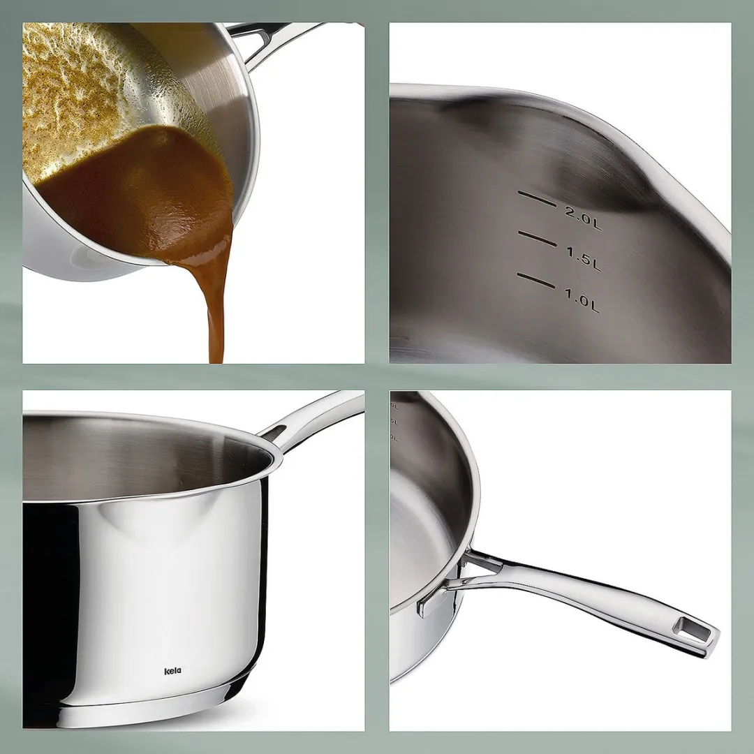 Steelpan RVS, 1,8 L - Kela | Flavoria