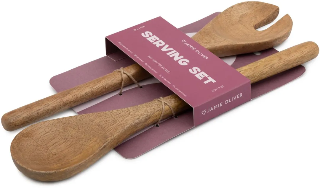 Jamie Oliver Big Love Keukengerei Set - 2 Stuks - Mangohout - afbeelding 6 van 6