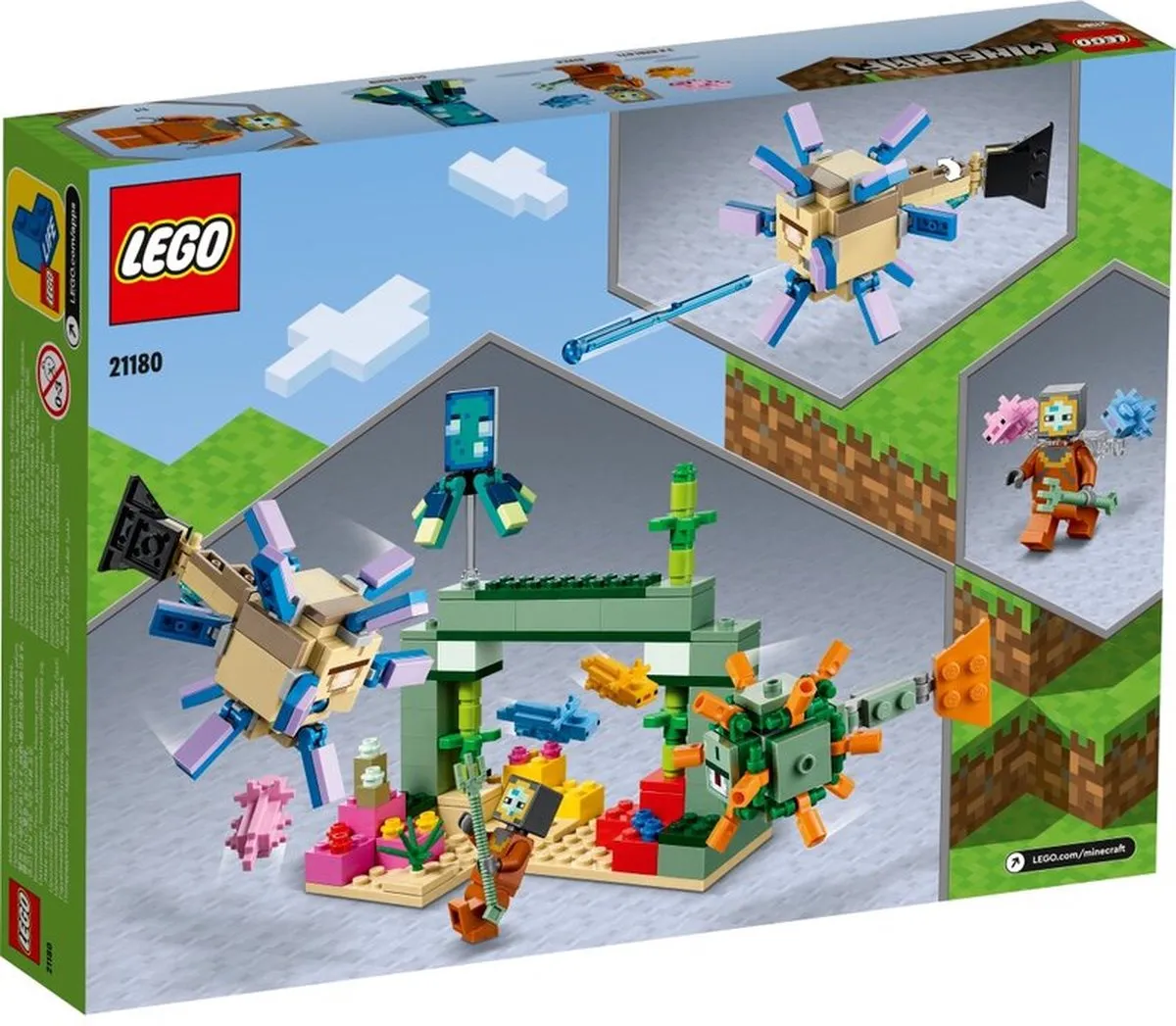 LEGO Minecraft De Bewakersstrijd 21180 - 255 Stukken - afbeelding 4 van 6