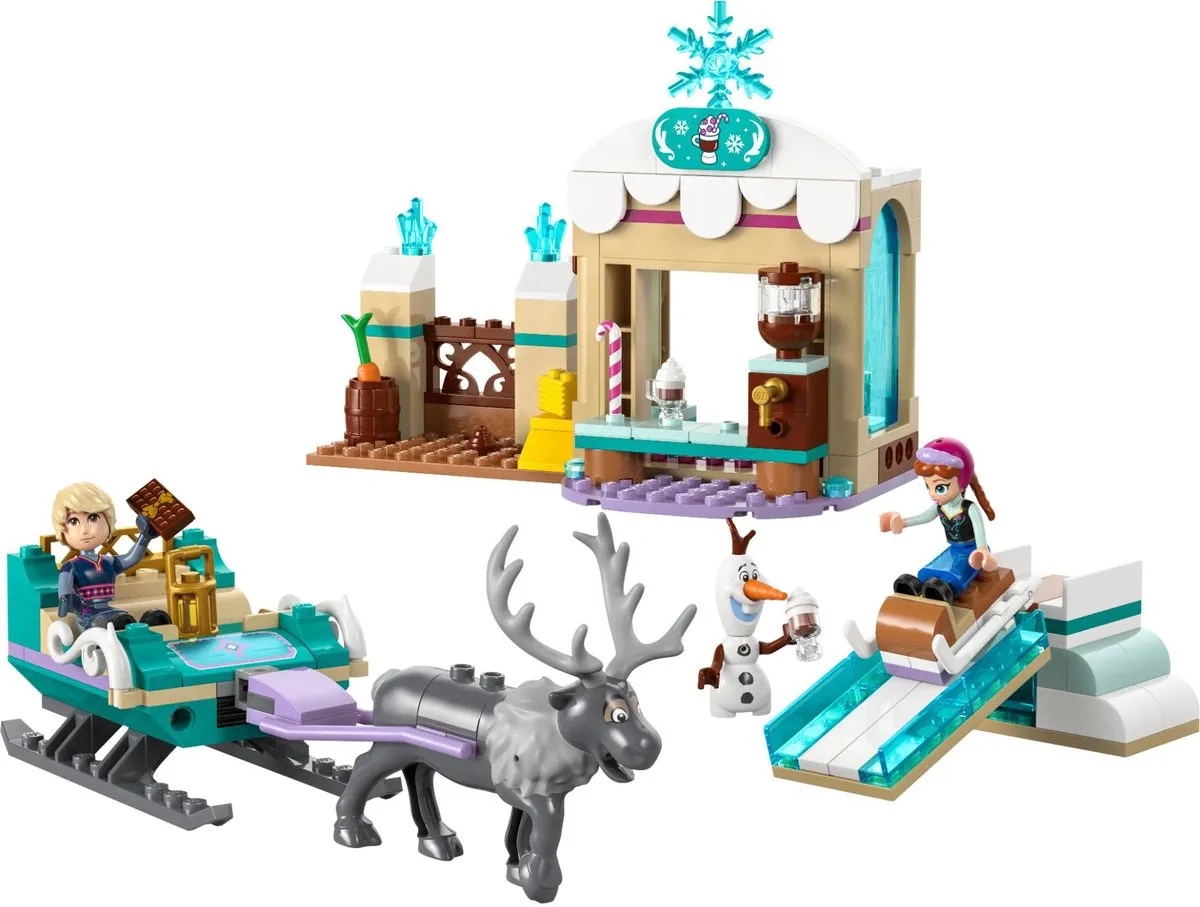 LEGO Disney Frozen Anna's Slee-avontuur 43256 - 192 Stukken