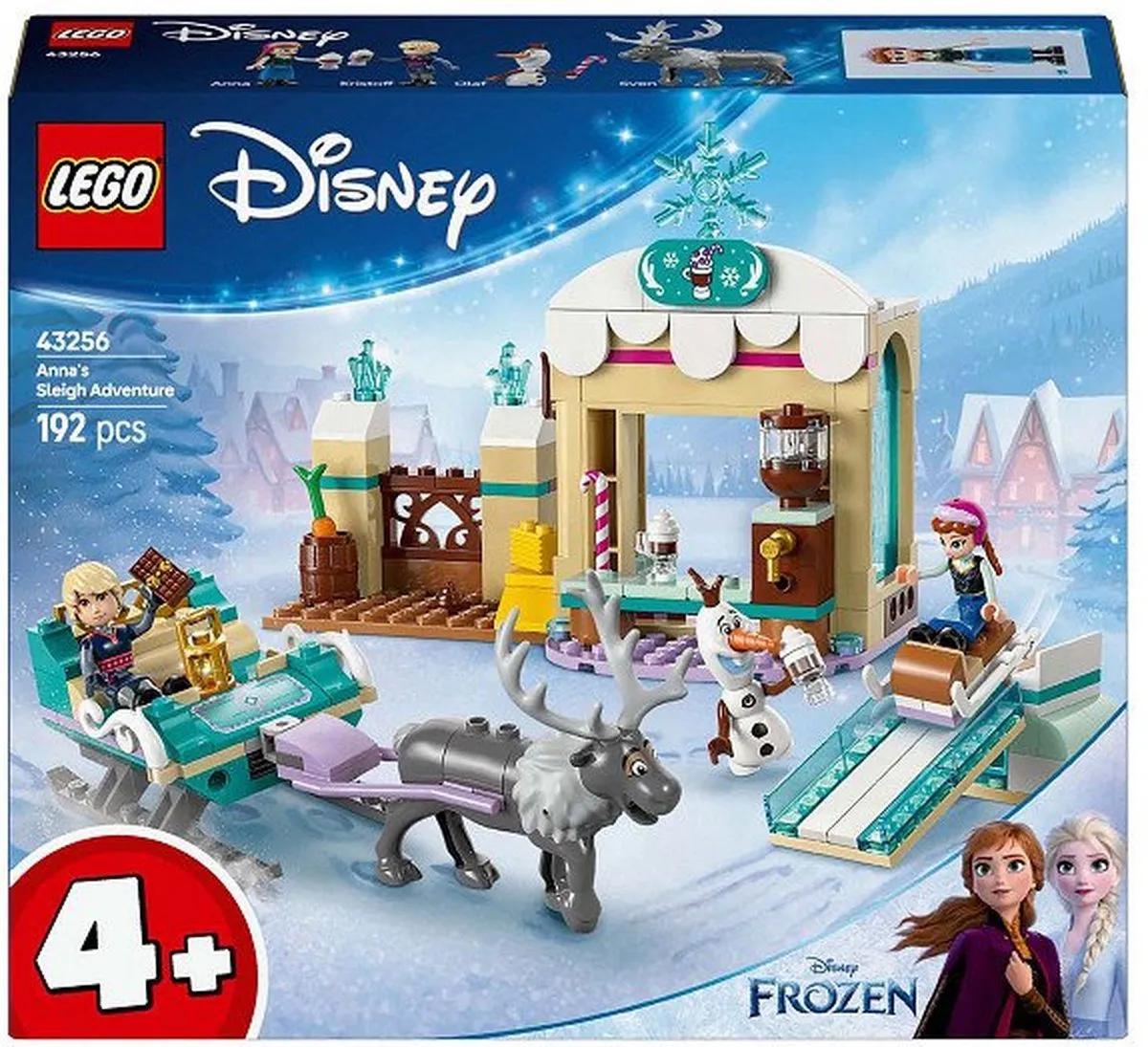 LEGO Disney Frozen Anna's Slee-avontuur 43256 - 192 Stukken - afbeelding 6 van 6