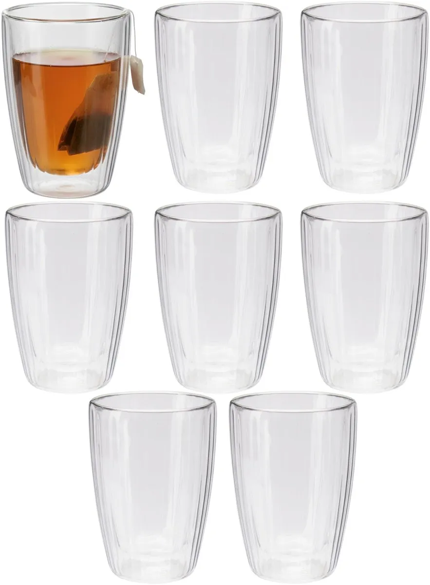 Excellent Houseware Dubbelwandige Koffieglazen 350ml
