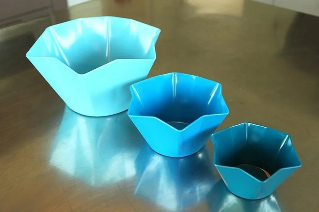 Cookut Keuken Strass Saladeschalen Set 3 Stuks - Blauw