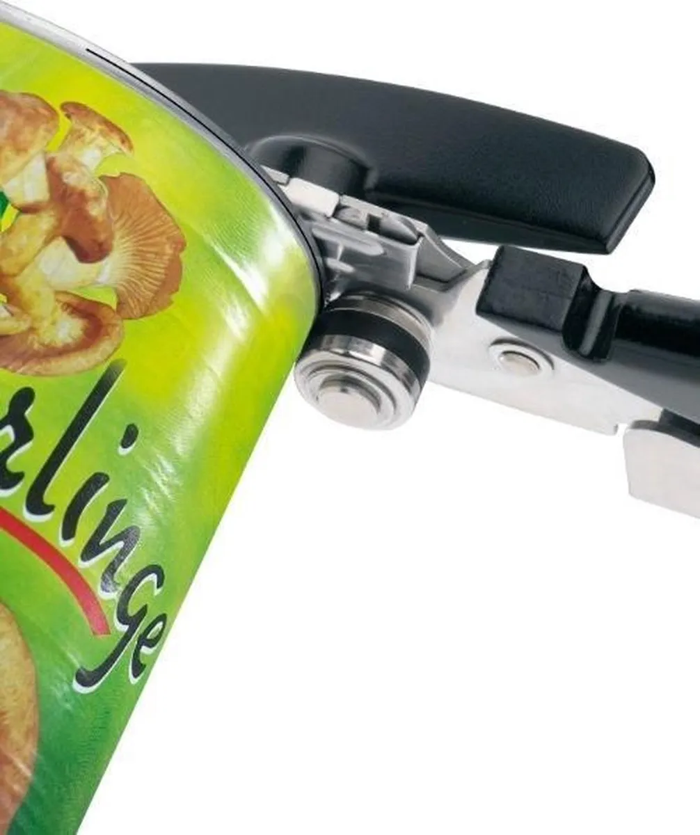 GEFU CANDO Blikopener - VacuVin - Zilver/Zwart