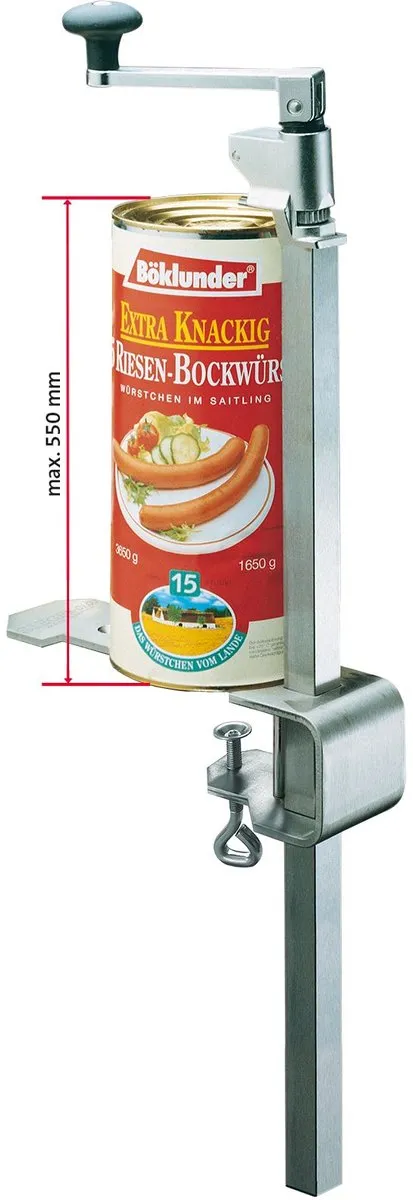 Westmark Sieger Clou 40 Blikopener 84cm - Zilver