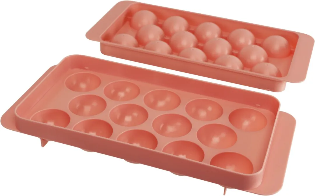 Alpina IJsblokjesvorm Schaaltje - Roze