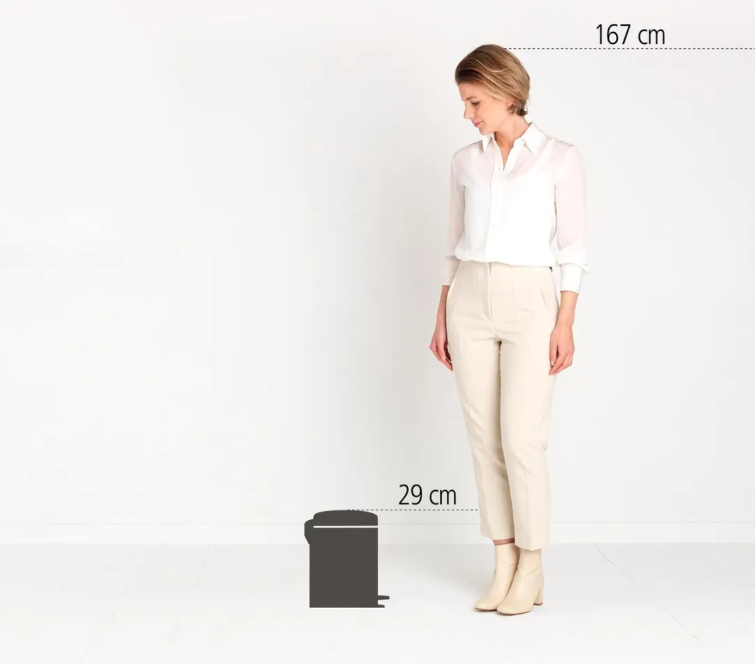 Brabantia NewIcon Prullenbak 5L - White