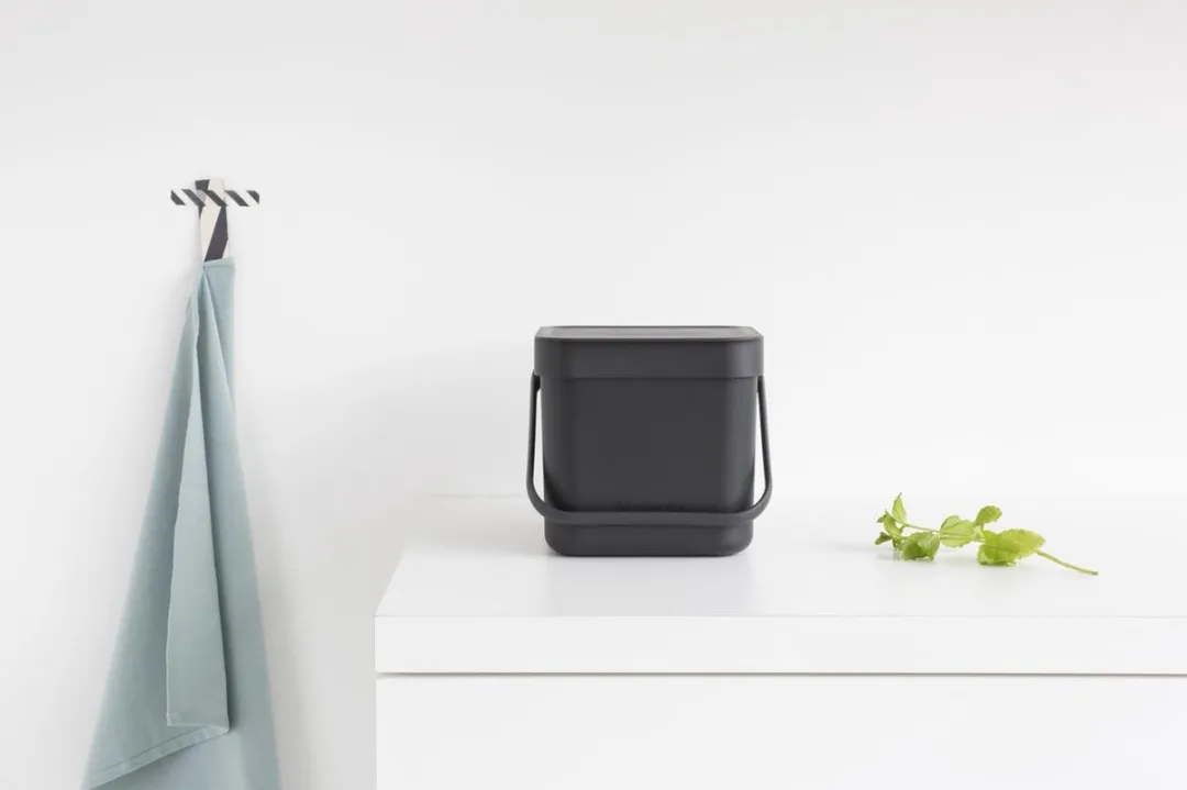 Brabantia Sort & Go Afvalbakje 3L - Dark Grey