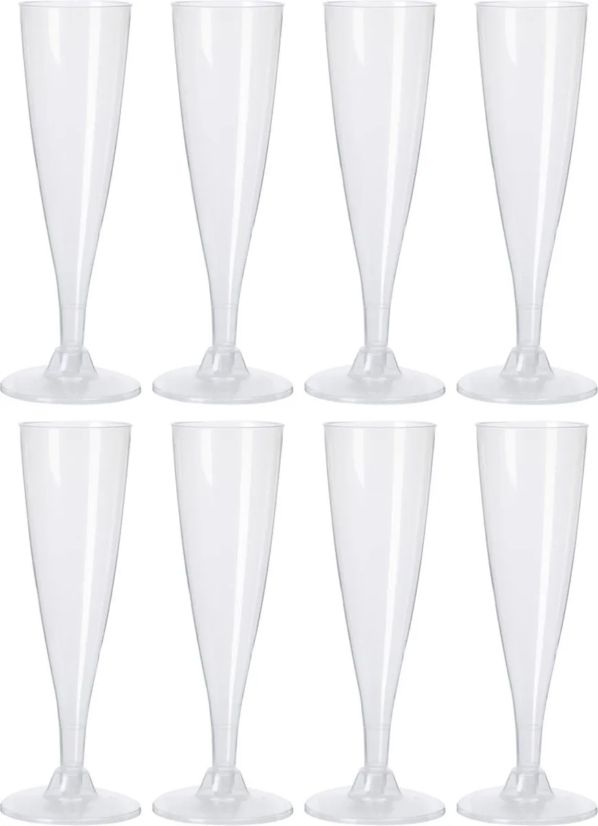 Excellent Houseware Prosecco/Champagneglazen 48 Stuks - 130ml - Transparant