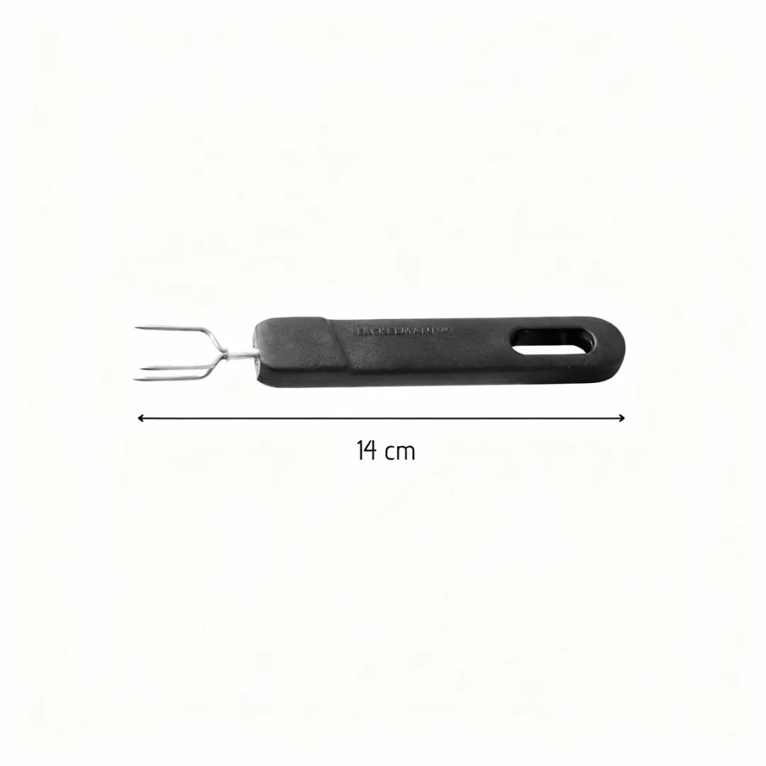 Fackelmann Aardappelvork 41847 - 3 Stuks - Zwart
