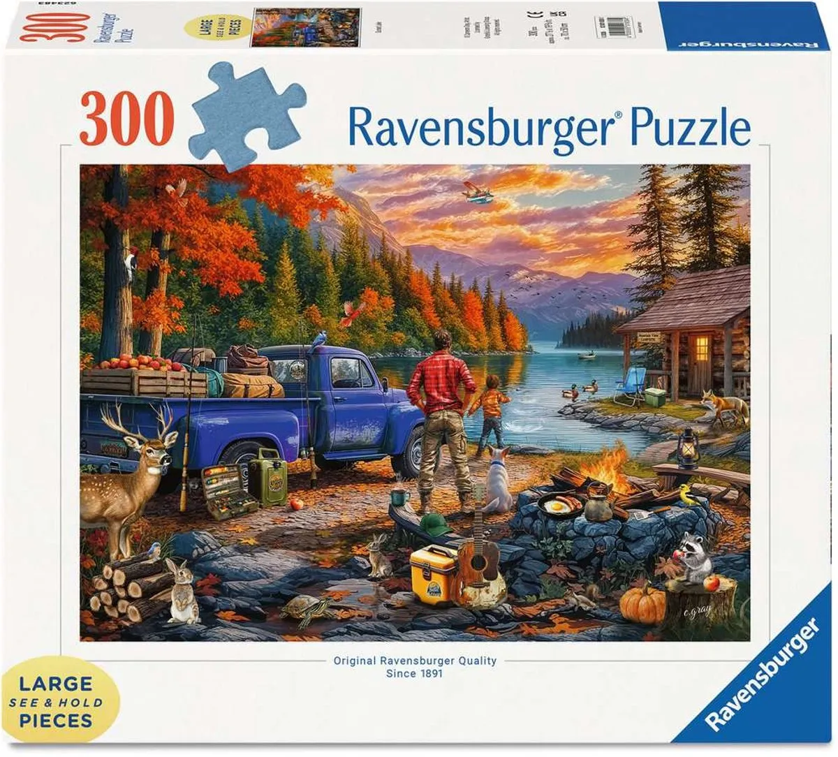 Ravensburger Sunset Lake Legpuzzel 1000 Stukjes