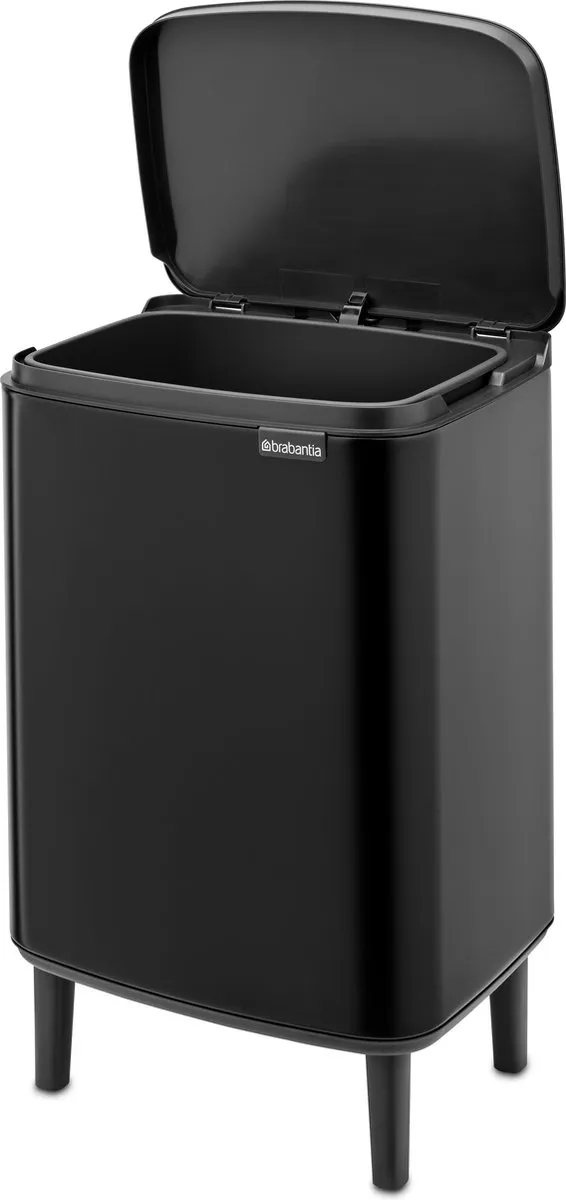 Brabantia Bo Hi Prullenbak 12L - Matt Black