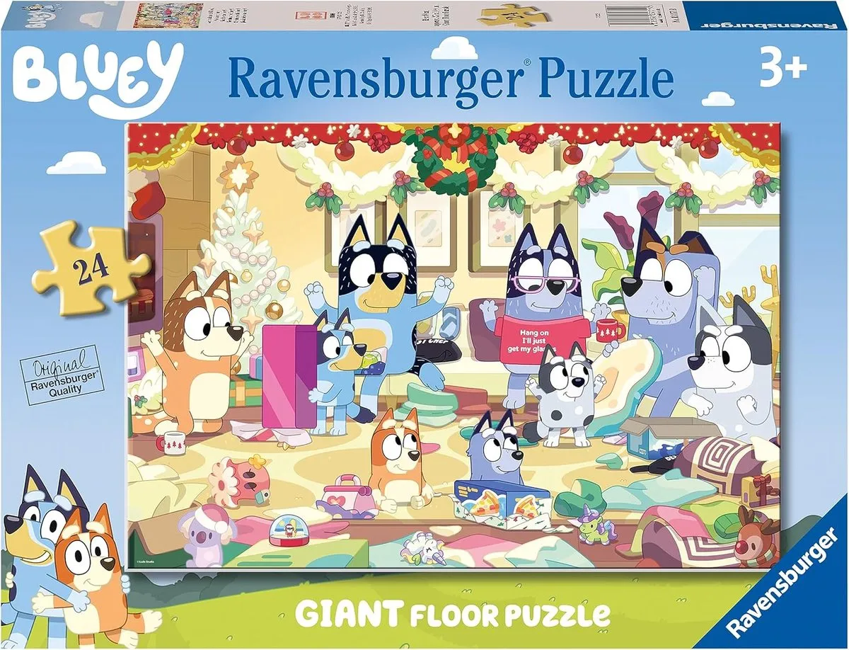 Ravensburger Bluey Kersteditie 24-delige Puzzel
