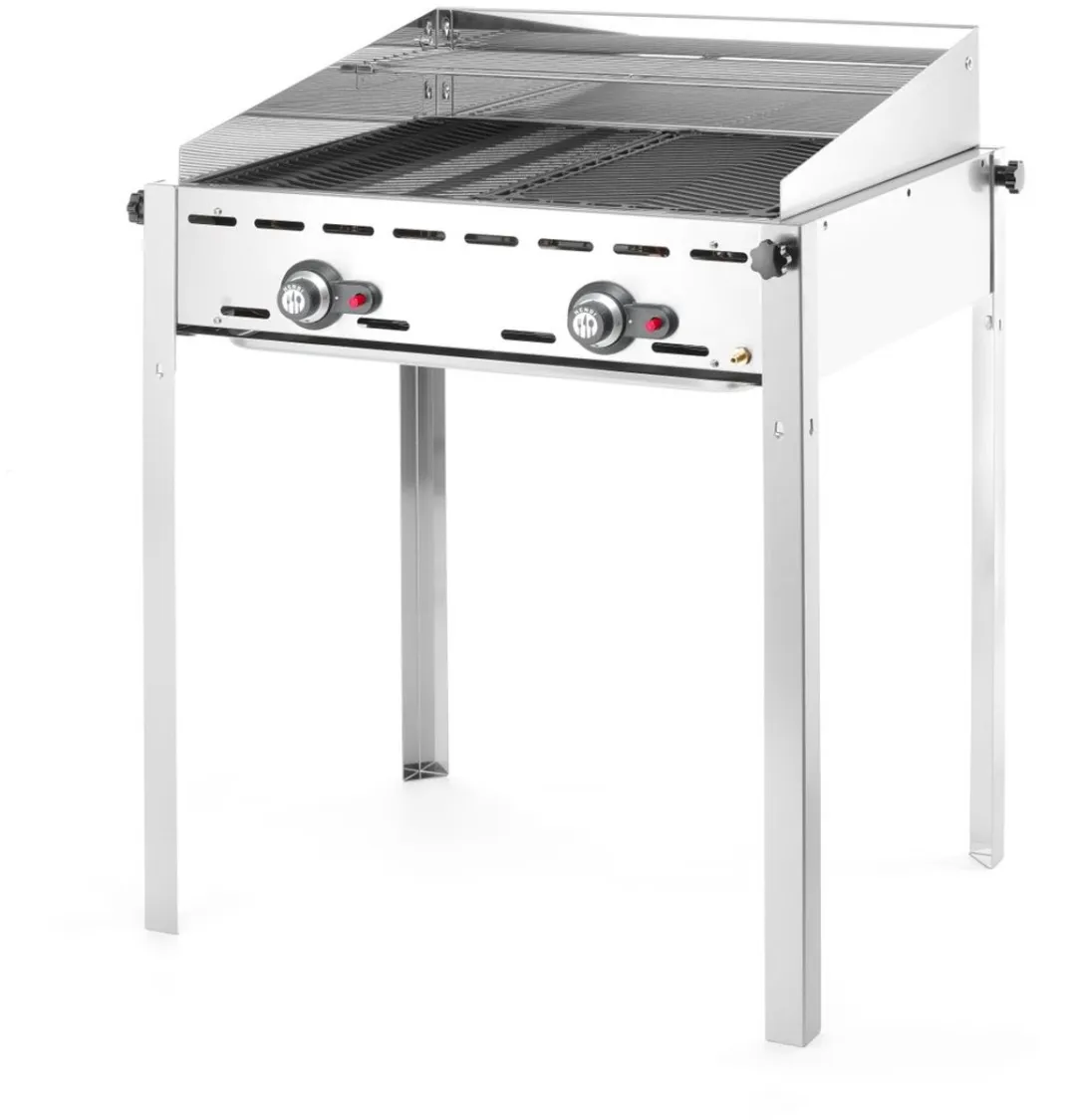 HENDI Green Fire BBQ 2 Branders 11,6 kW - 740x615mm - RVS