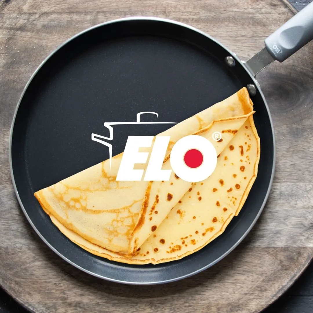 Fackelmann Elo Pannenkoekenpan 26cm - Anti-aanbak Grijs/Zwart