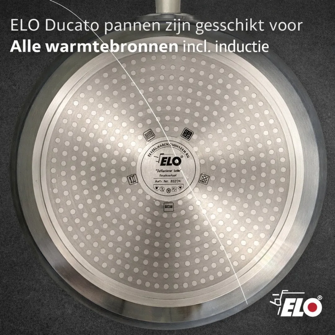 Fackelmann Elo Pannenkoekenpan 26cm - Anti-aanbak Grijs/Zwart
