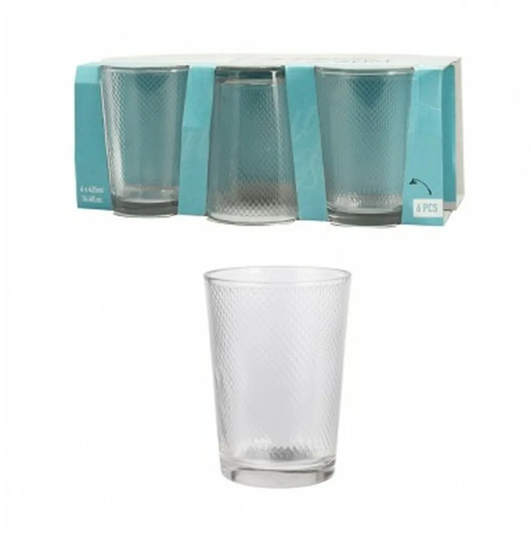Excellent Houseware ye6000770 Glazen Set - 6 Stuks 425ml - afbeelding 6 van 6