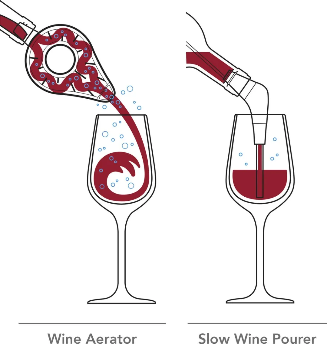 VacuVin Wine Aerator 1854660 - Zwart