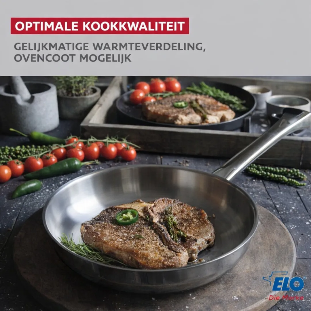 Fackelmann Elo 9879650 Keukengerei Set 4-delig - Roestvrij staal