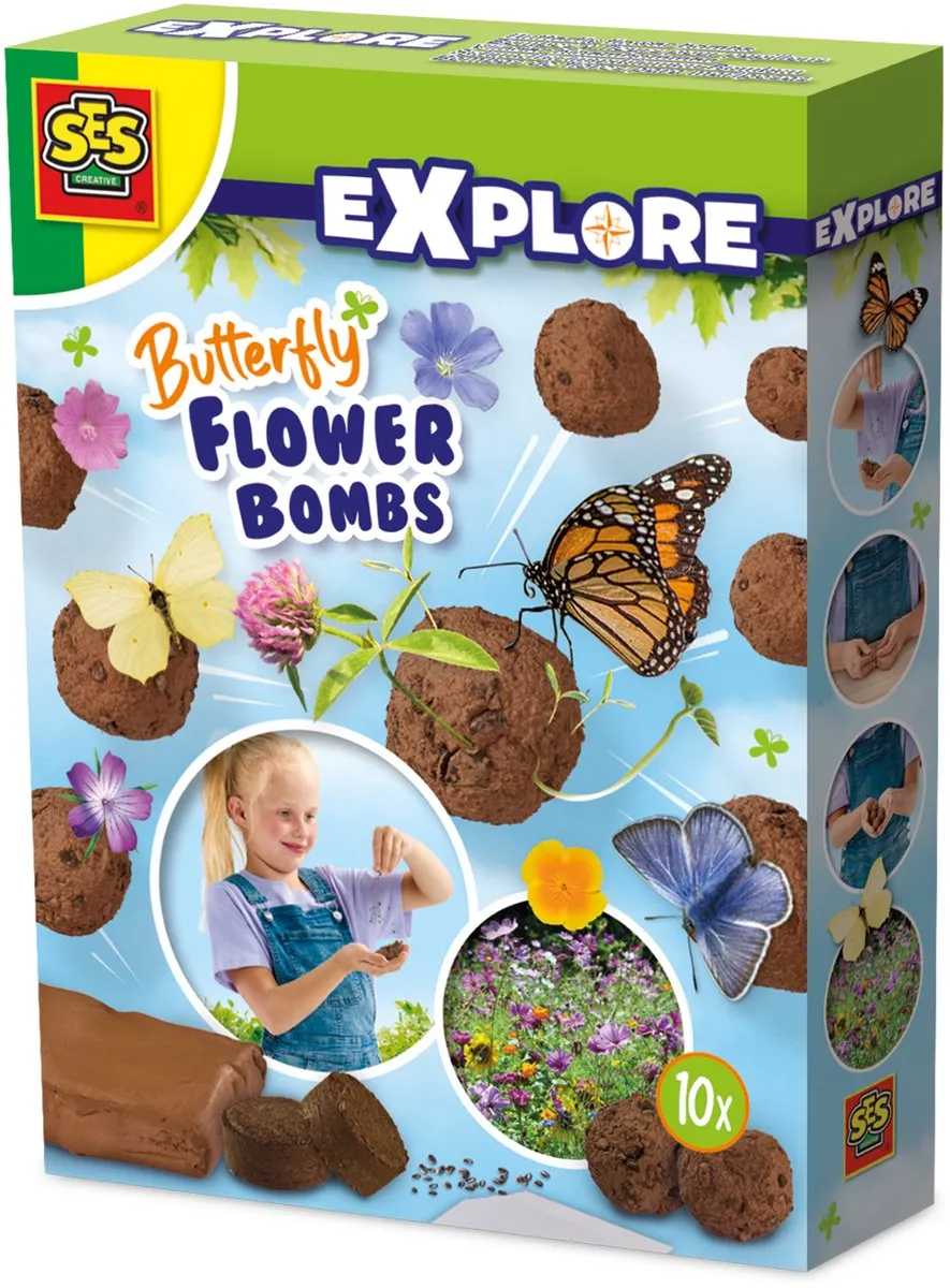 SES Creative Explore Vlinder Bloembommen