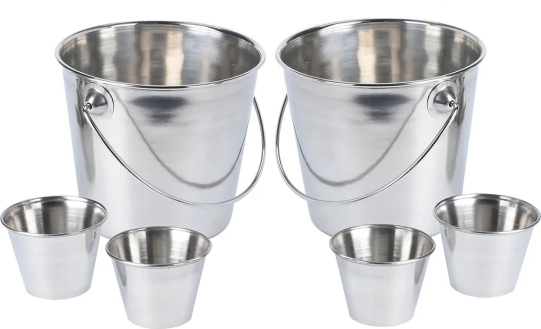 Excellent Houseware Frietbakset 12-delig RVS