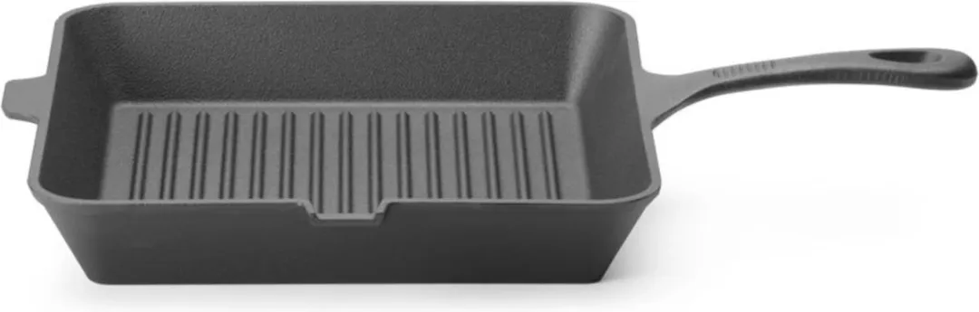 HENDI Gietijzeren Grillpan 265x265mm - Zwart