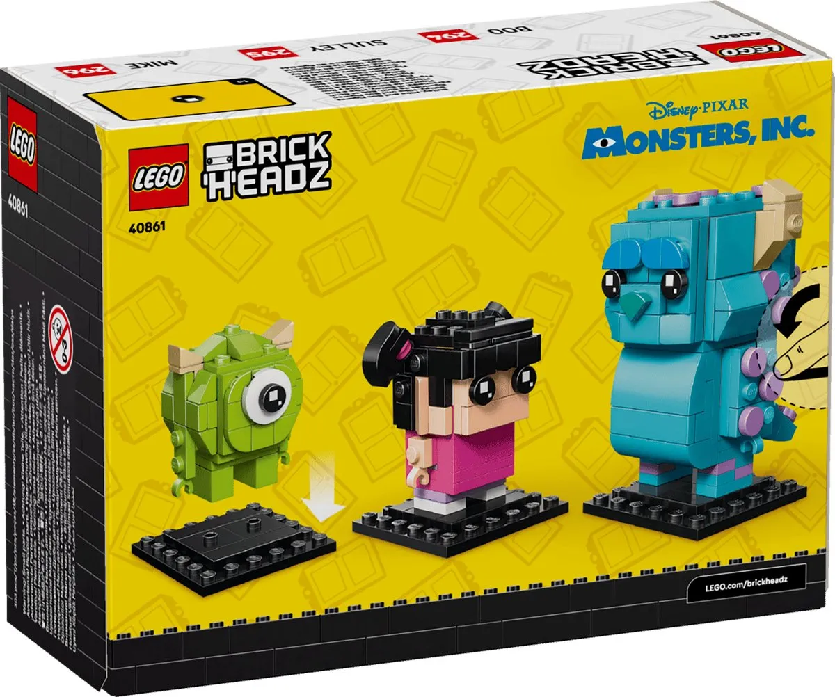 LEGO Disney Pixar Monsters Inc Brickheadz 40861 - 303 Stenen
